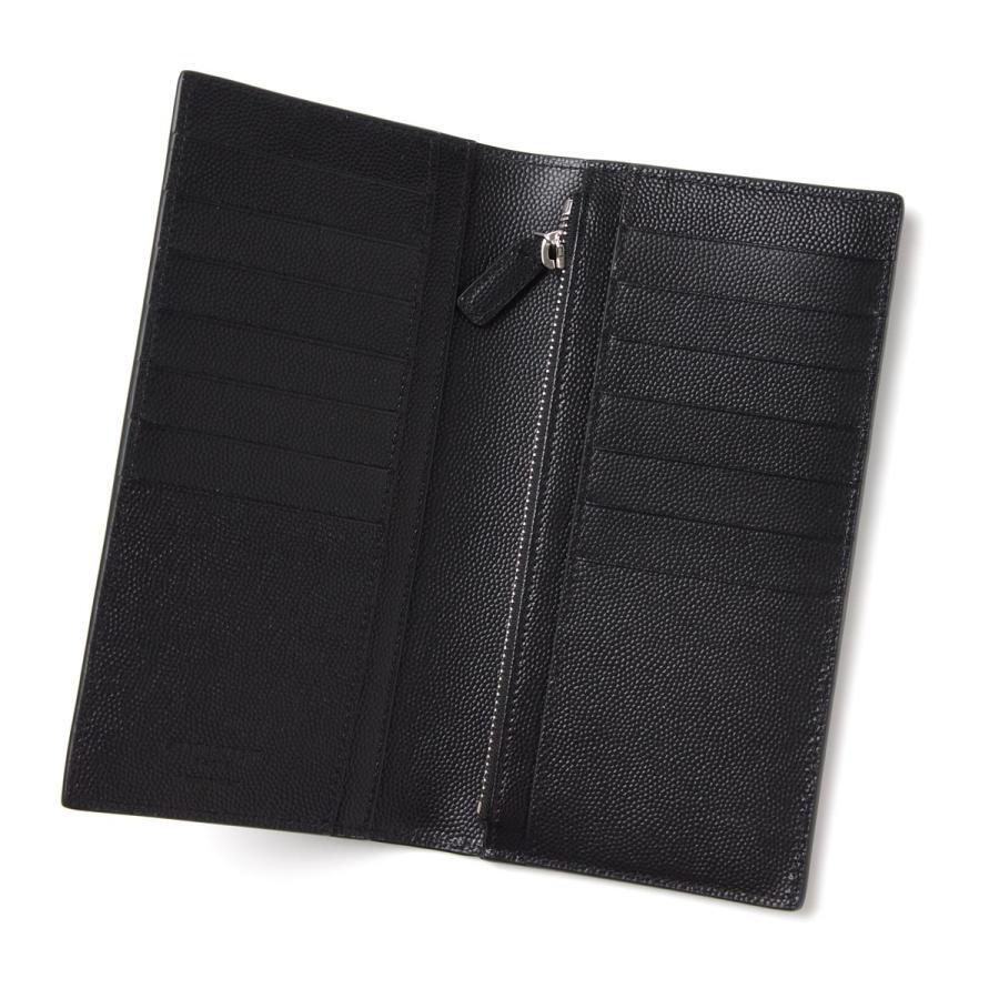 SAINT LAURENT long wallet with coin purse black men's 396308 SAINT LAURENT long wallet with coin purse black men's 396308