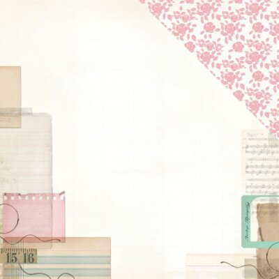 KAISERCRAFT 30x30cm doppelseitig Scrapbooking Papier Designpapier Needlework