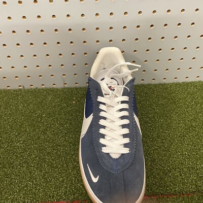 Nike MENS SB BRSB Skateboard Shoes Sneaker Suede Blue White  display picture 2