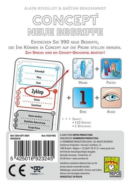 Concept - Neue Begriffe (deutsch) - Erweiterung - Partyspiel - 4-12 Spieler - Bild 2 von 3