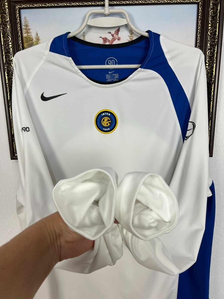 Vintage Nike Inter Milan Football Train Long Sleeve Jersey Maglia