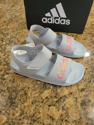 Adidas Women's Adilette Water Walking Comfort Sandals Color Gray FY8166 NEW 11 - Picture 7 of 9