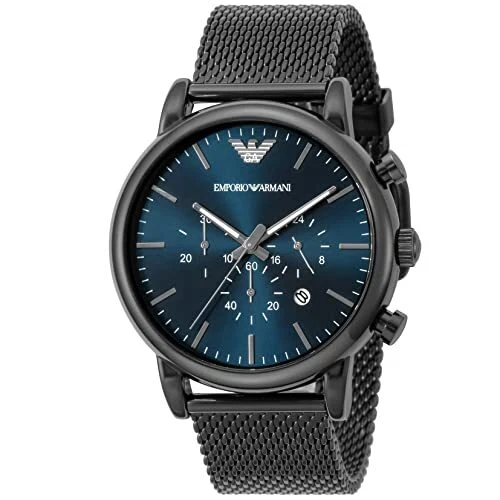 Emporio Armani] Watch LUIGI AR1979 Men's Black | eBay