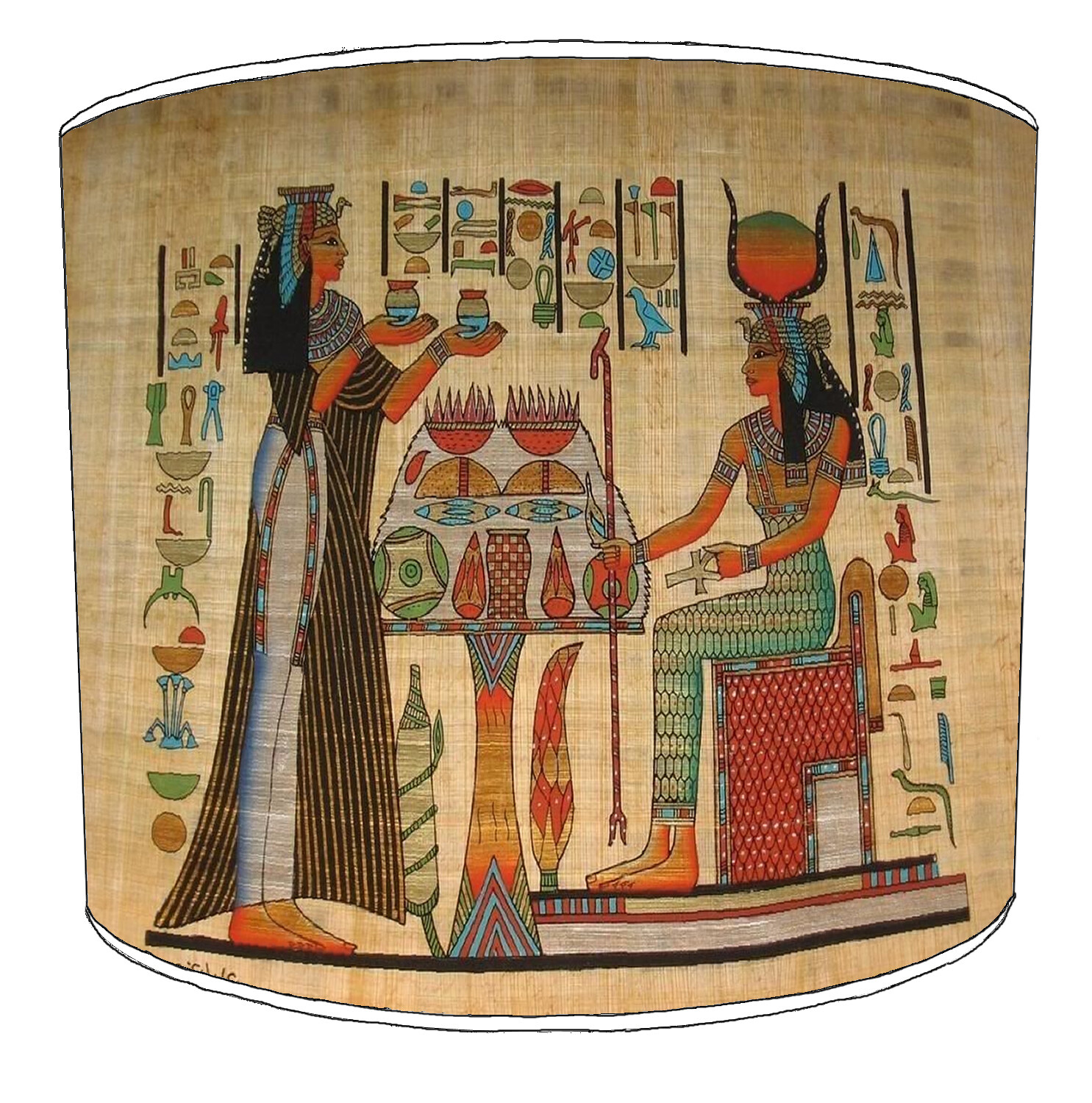 Egyptian Egypt Lamp shades, Ideal To Match egyptian Wallpaper Borders eBay