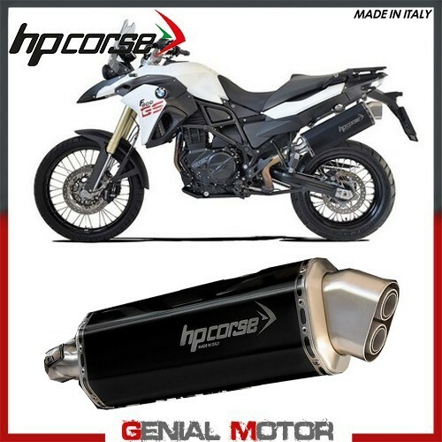 Exhaust Hp Corse 4-Track Black Bmw F 800 Gs 2008 2017
