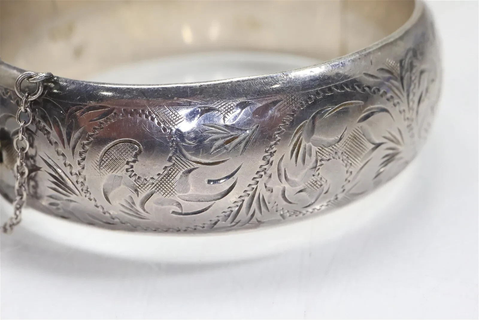 2 Solid .925 Sterling Silver Bangle Bracelets Goo… - image 6