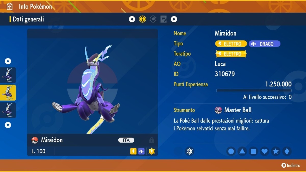 Shiny Non-shiny Miraidon 6IV Pokémon Scarlet Violet HOME - Foto 9