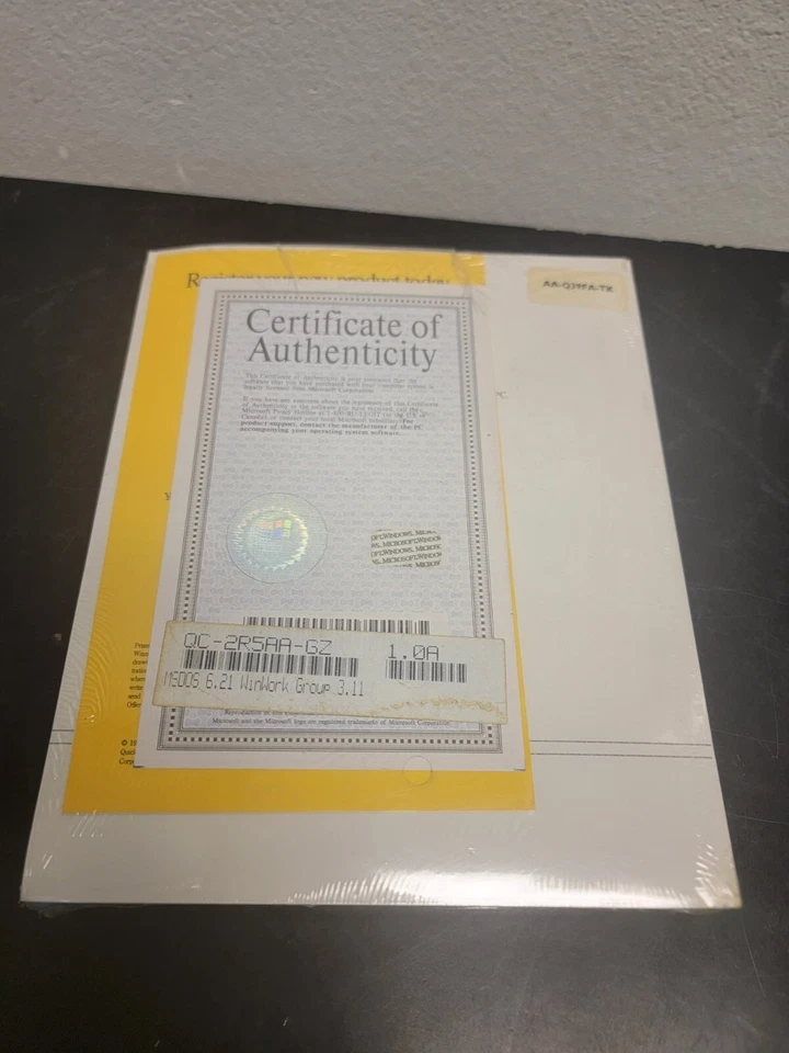 Windows for Workgroups MS-DOS User's Guide and Workgroup Add-On and COA No Disks - Image 3 of 3