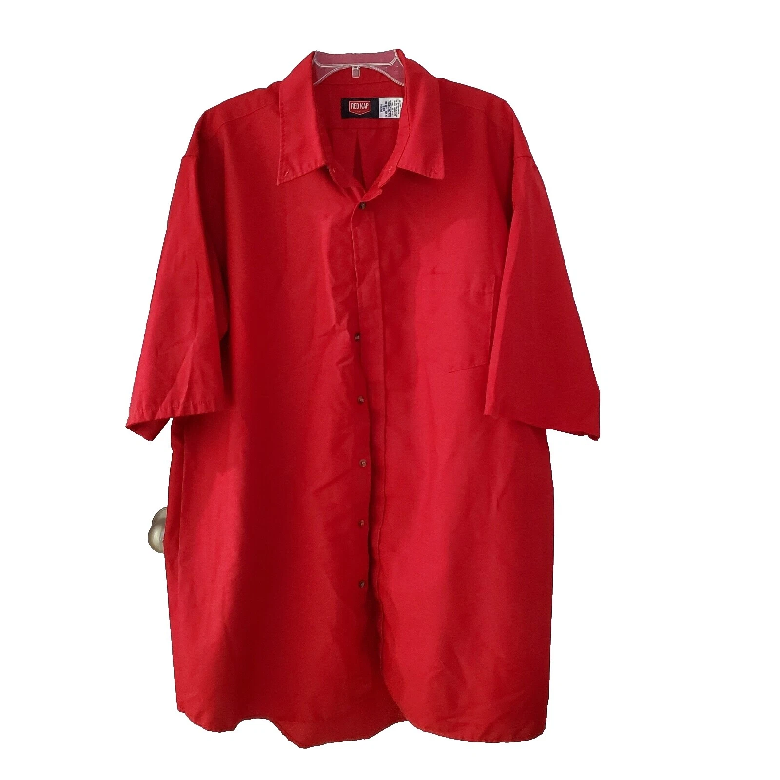 Camisas de gorra roja para hombre talla 2XL