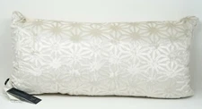 Hallmart Collectibles Jacquard Velvet 13" x 26" Decorative Pillow - Beige