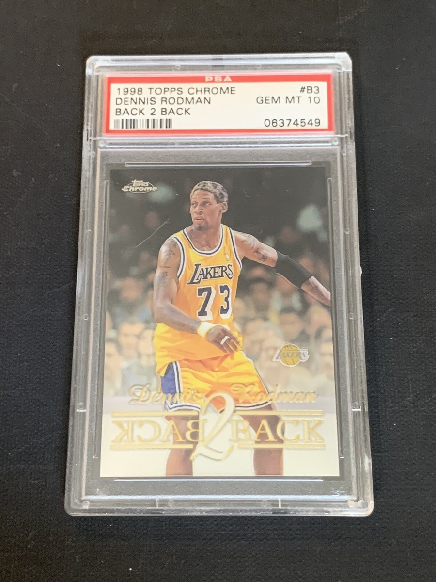 1998-99 Topps Chrome - Back 2 Back Dennis Rodman #B3 for sale