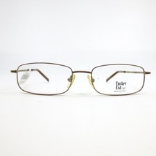 Tucker Est Eyeglasses Frames MUSTANG BRN brown Rectangular 52-17-140