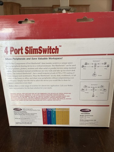 Belkin 4 Ports SlimSwitch Neu im Karton - Bild 2 von 3