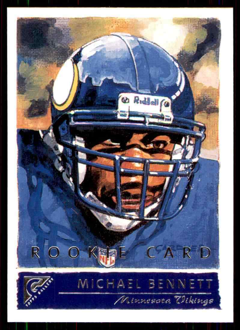 Michael Bennett Topps Gallery #128 Base