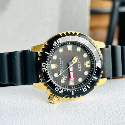 Citizen Eco-Drive BN0152-06E Promaster Diver Men's Watch Gold Tone