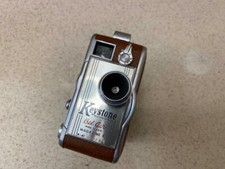 Vtg Movie Camera 8mm Keystone K-41 Bel Air Magazine 8 Leather Body MCM