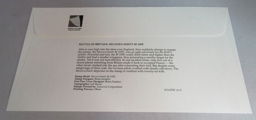 1940-1990 BATTLE OF BRITAIN FIRST DAY STAMP COVERS X 2 WITH ALBUM/FOLDER SHEET - Picture 4 of 7