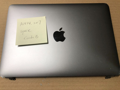 Apple  Macbook  A1534 2017  LCD  ( for year 2017) Space Gray  Grade B