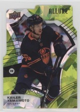 2021-22 Upper Deck Allure Green Rainbow Die-Cut 45/99 Kailer Yamamoto #29 0wp5