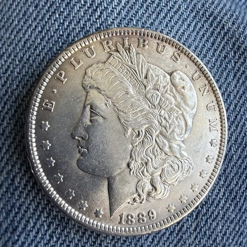1889 P Morgan Silver Dollar- Uncirculated BU/MS with Original Surfaces