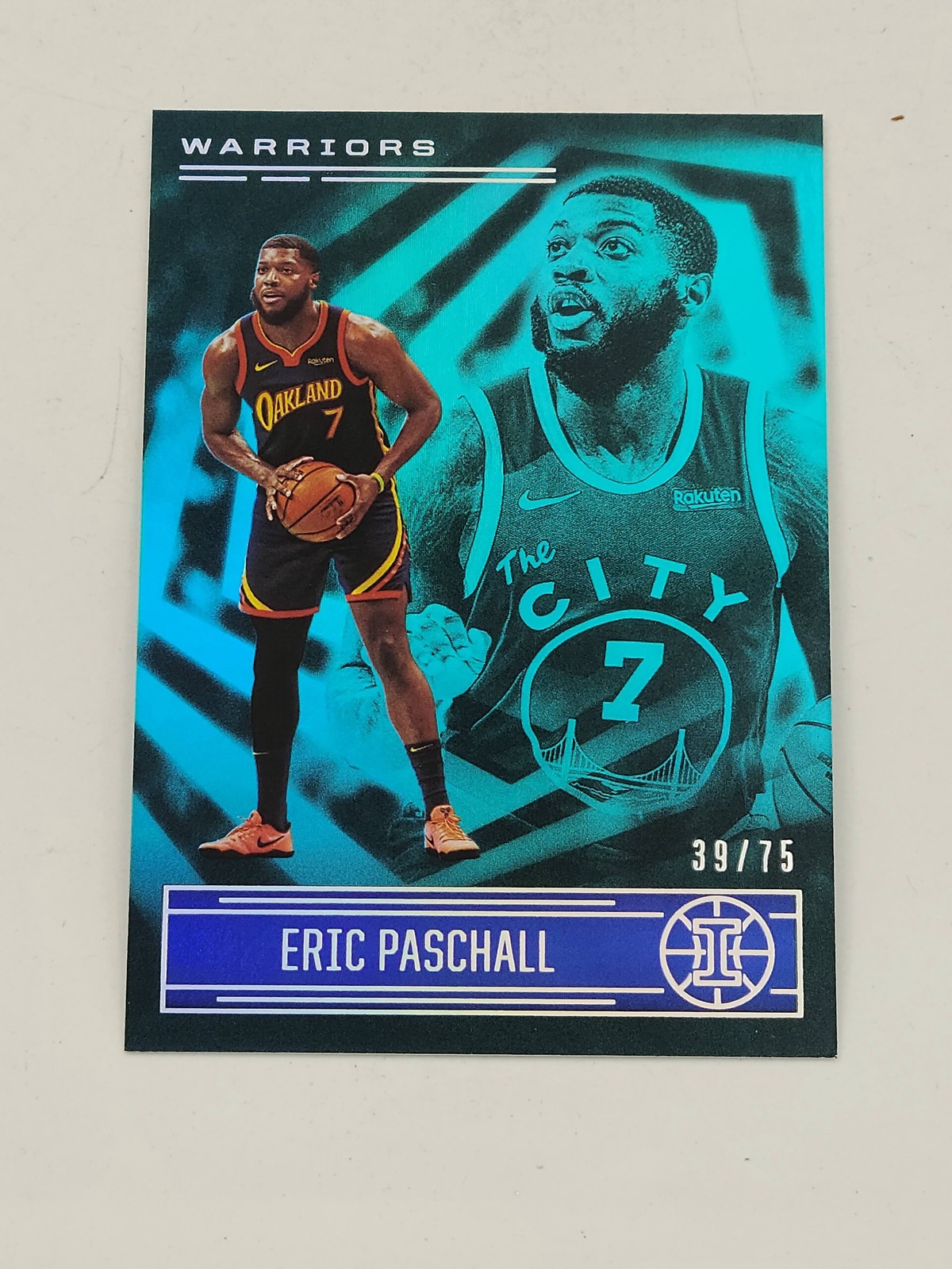 2020-21 Panini Illusions #34 Eric Paschall Teal /75