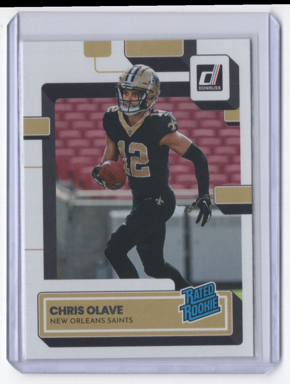 2022 Donruss Rated Rookie Chris Olave Rookie New Orleans Saints #309