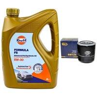 MotoröL Set Gulf Formula FS 5W-30 4 Liter + ÖLfilter FüR Hyundai I30 KIA Cee´D