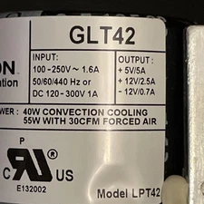 EMERSON INDUSTRIAL AUTOMATION GLT42 POWER SUPPLY