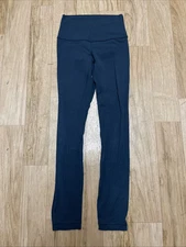 Lululemon Align Pant II 25" Leggings Teal Blue Nulu Workout Women’s 2