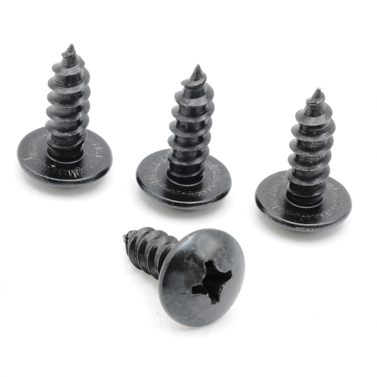 Stainless Screws for Ford Explorer License Plates (Set of 4, Black