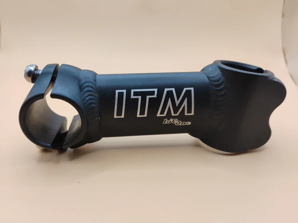 Italmanubri ITM Big One 100 mm vástago sin rosca 1 abrazadera de dirección 25,4 Nuevo de Lote Antiguo Foto 3 de 4