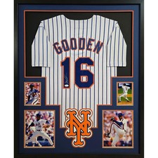 Doc Dwight Gooden Framed Signed Jersey JSA Autographed New York Mets