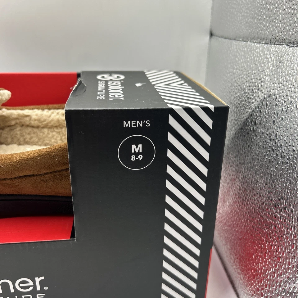 Zapatillas Isotoner A9B935 Marrón Pata de Gallo Reese Cerradas Traseras Terciopelo Forradas de Vellón Foto 4 de 4