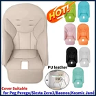 Baby Foldable chair Cover PU Leather Travel Home Dining chair cover seat Seat.