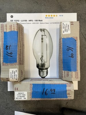 GE 150W HPS LAMPS