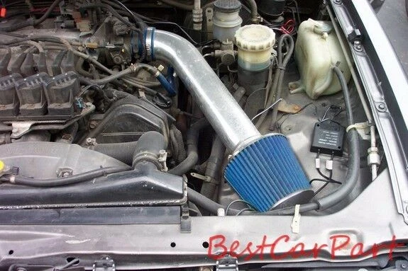 BCP RW BLUE 1993-1995 Rodeo Trooper Passport 3.2L SOHC V6 Air Intake Kit+Filter - Image 2 of 4