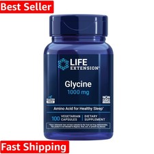 Glycine, 1000 mg, Amino Acid That Promotes Healthy Sleep, Gluten-Free, Non-GM...