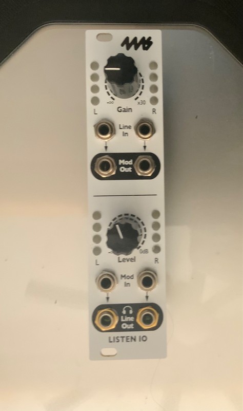 4ms Listen I/O 2 way Eurorack  modular to line converter