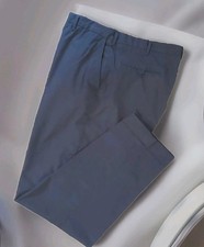 Vtg 40s 50s Mens Swing Dress Pants Drop Loop Cuffed Gabardine Rockabilly 30Wx31L