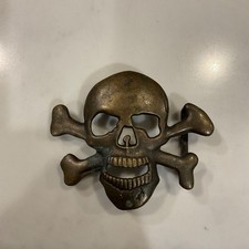 Belt Buckle Scull And Cross Bones E3