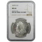 1879 S Rev 79 Morgan Silver Dollar MS 64 NGC Uncirculated SKU:I27907