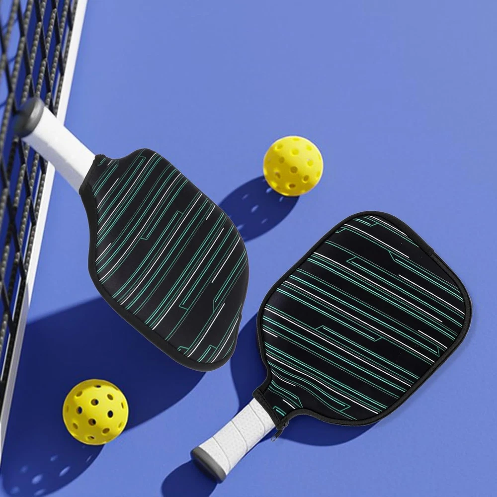 Neoprene Pickleball Paddle Cover – Protective Black Case Fits Most Paddles Neoprene Pickleball Paddle Cover – Protective Black Case Fits Most Paddles