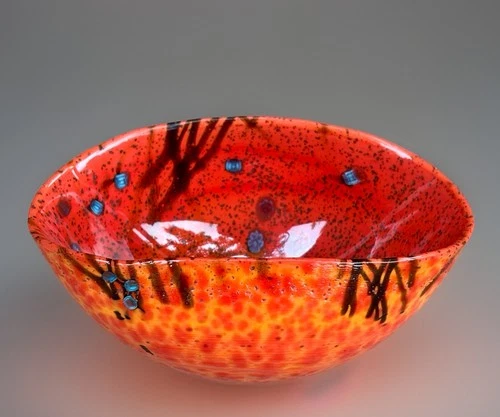 Genuine Murano Art Glass Vetro Artistico Oval Candy/Nut Dish
