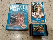 UNCHARTED WATERS ✨Sega Genesis✨USA Complete w/ Case & Manual Rare KOEI Strat RPG