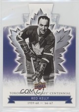 2017 Upper Deck Toronto Maple Leafs Centennial Blue Die-Cut Red Kelly HOF 14zh