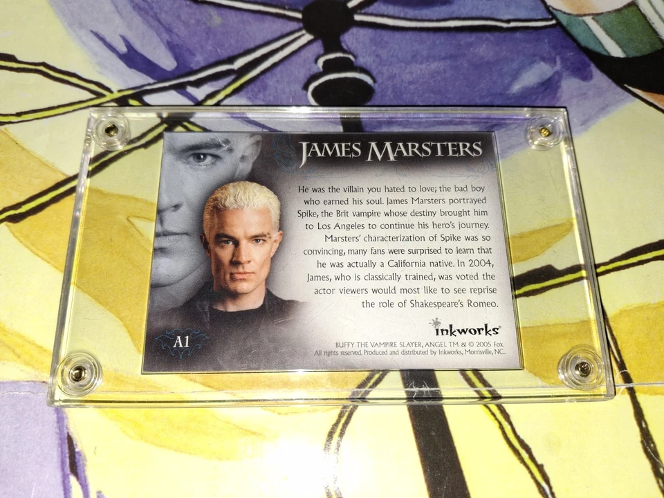 2005 BUFFY THE VAMPIRE SLAYER Inkworks Autographed James Marsters As Spike. A1 - Image 2 of 4