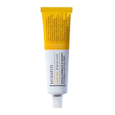 Bioearth Gesichtspeeling mit Rotalgen für normale und fettige Haut 70ml
