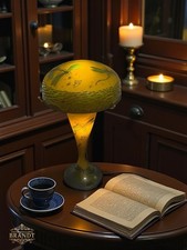 Daum Frères Nancy Tischlampe Jugendstil Cameo Glas Libellen 56 cm