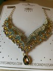 EYE CANDY LA Luxe Flower Beaded Bib Necklace - NWT lot 67