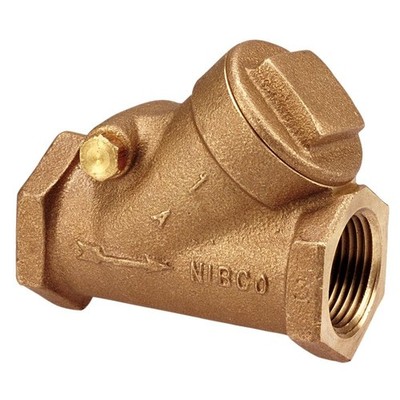 NIBCO T-413-Y-LF Silicon Bronze Lead-Free Check Valve 125, PTFE Seat, 3/4'' FIPT